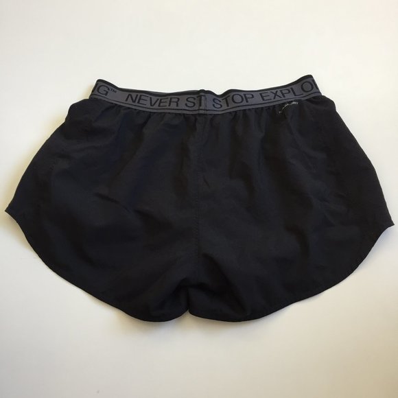 THE NORTH FACE Flashdry Black Logo Print Waistband Panty Insert Active Shorts - Picture 8 of 10